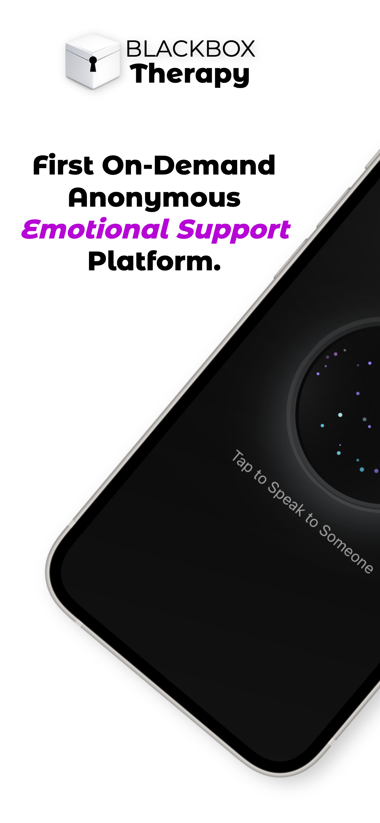 Blackbox Therapy - Anonymous Support Platform screenshot 1