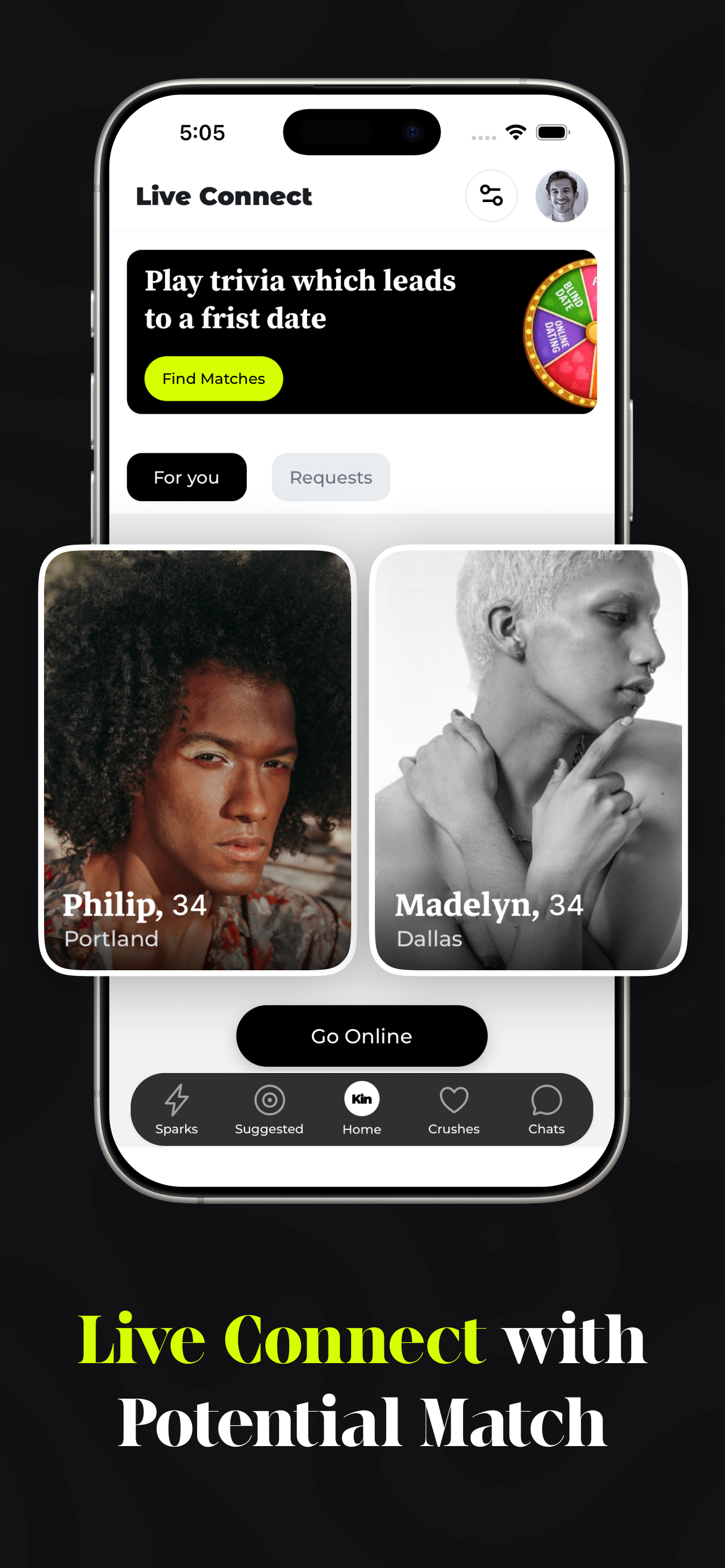 Kin - Social Dating App screenshot 1